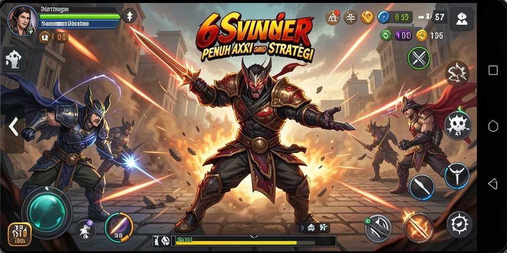 Tampilan gameplay seru di 6SVIP dengan aksi bertarung yang mendebarkan.