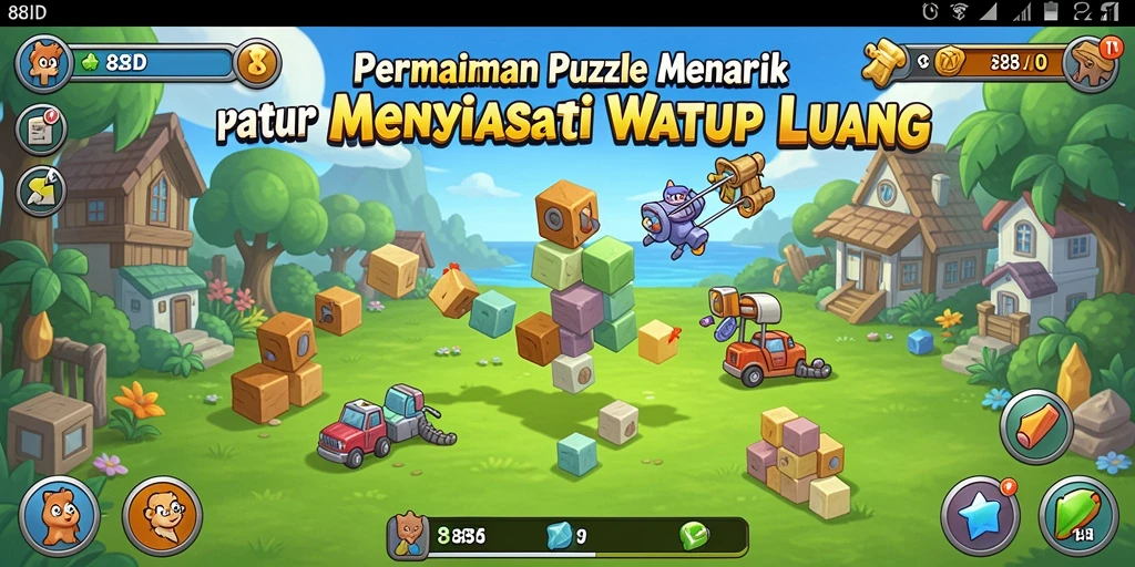 Gameplay 88ID yang menantang dan seru dalam bentuk puzzle.