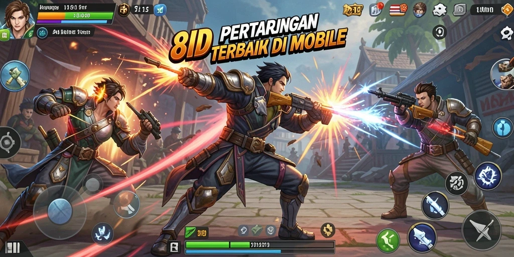 Tampilan pertarungan epik dalam 8ID yang menggugah semangat.