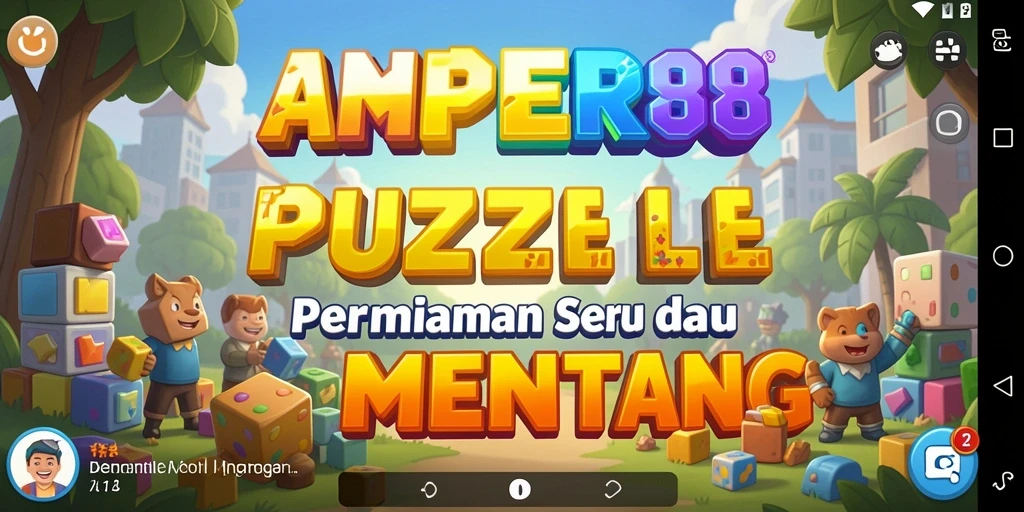 Tampilan gameplay AMPER88 yang menantang dalam menyelesaikan puzzle.