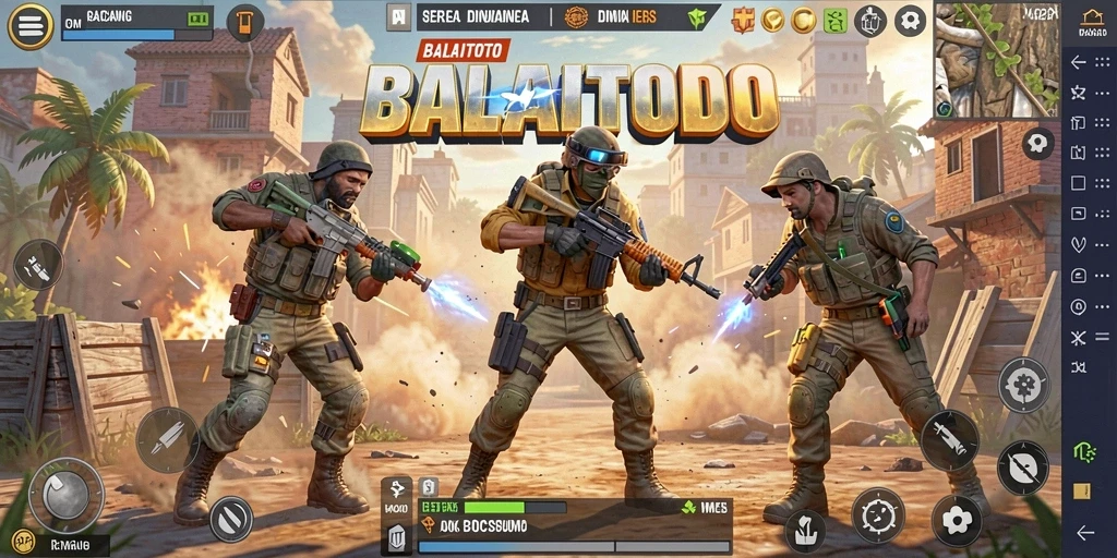 Gameplay BALAITOTO yang penuh aksi dan strategi.