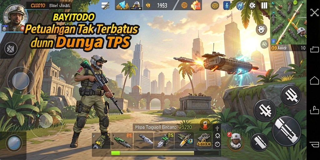 Tampilan gameplay menarik dalam game TPS BAYITOTO.