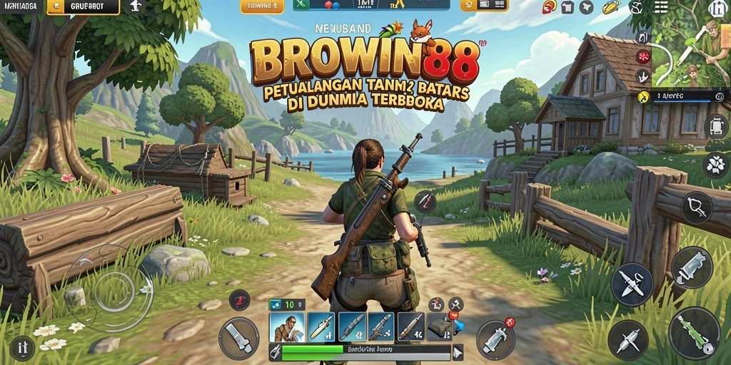 Tampilan gameplay BROWIN88 yang menakjubkan di dunia terbuka.
