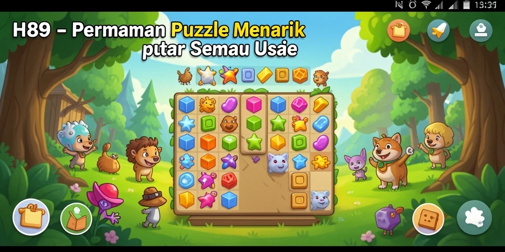 Tangkapan layar H89 menampilkan momen gameplay seru dalam menyelesaikan puzzle.