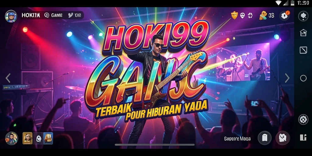 Screenshot HOKI99 menunjukkan pengguna sedang memainkan lagu favoritnya.