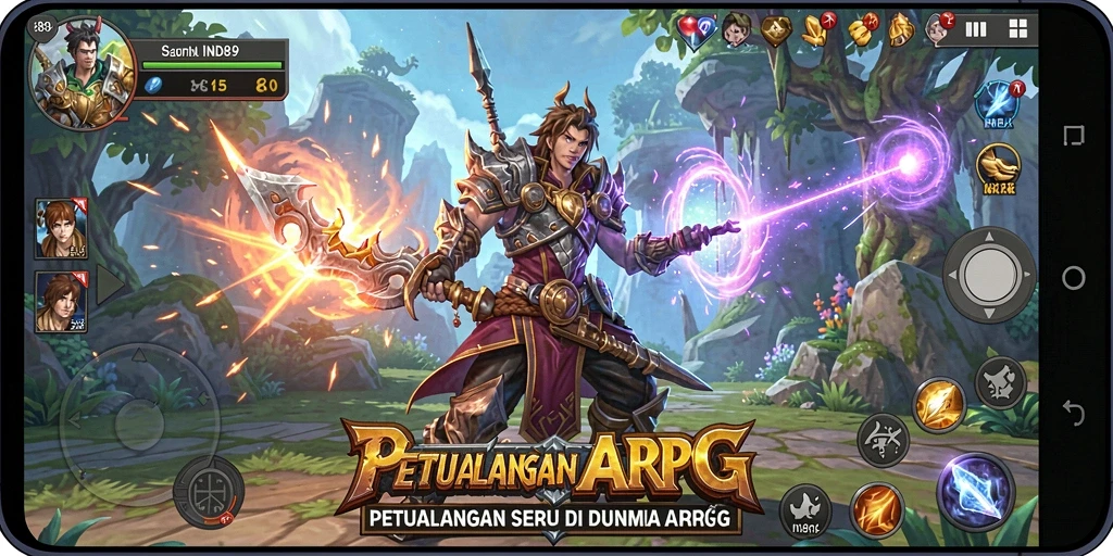 Tampilan action-packed dari gameplay IND89 yang mendebarkan.