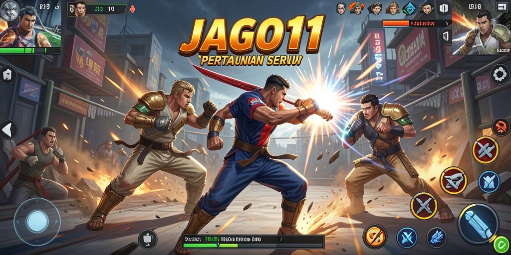 Tampilan dinamis pertarungan seru di JAGO11.