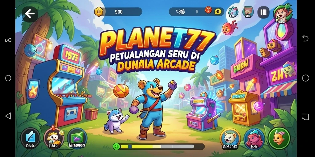 Tampilan gameplay menarik dari PLANET77 saat menjelajahi planet yang penuh tantangan.