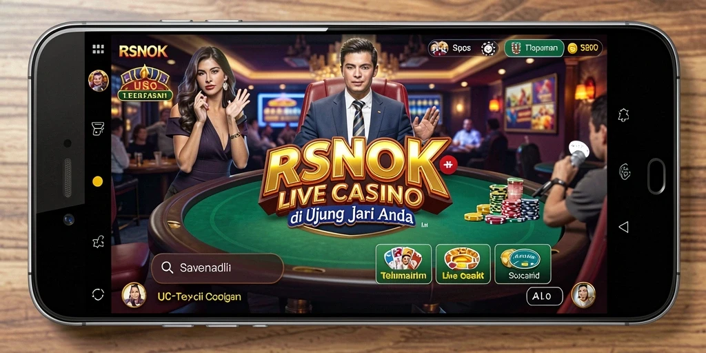 Gameplay Live Casino yang seru dan interaktif di RSNOK.