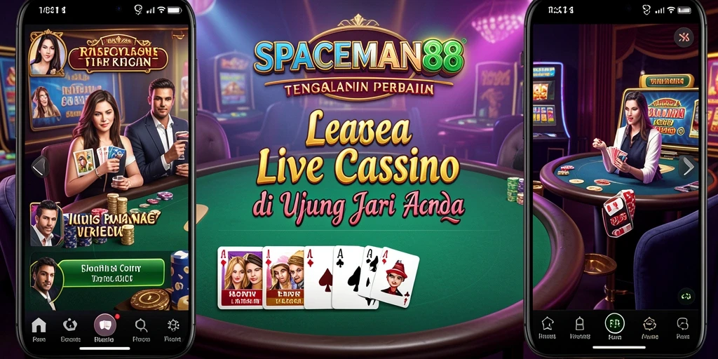 Tampilan gameplay menarik di SPACEMAN88 dengan dealer langsung.