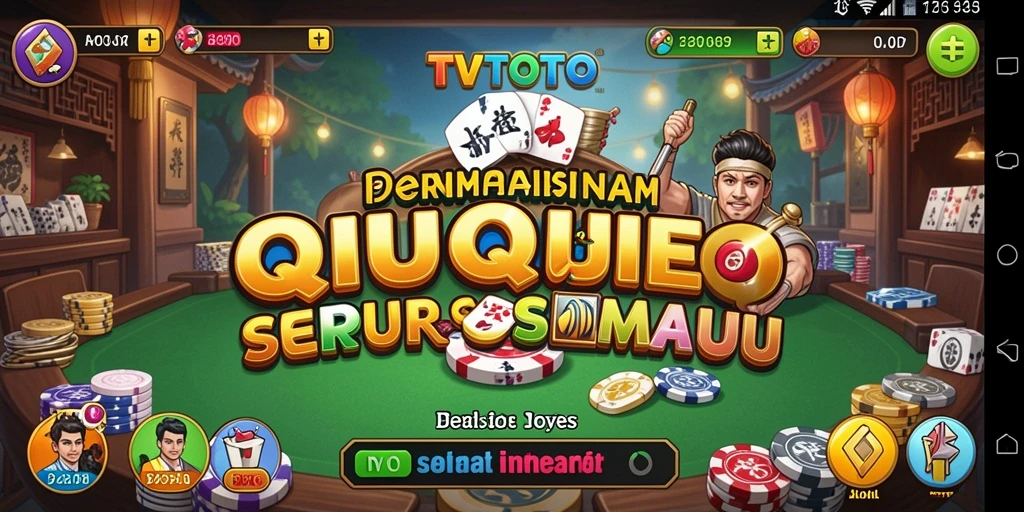 Screenshot gameplay <strong>TVTOTO</strong> menunjukkan keseruan QiuQiu.
