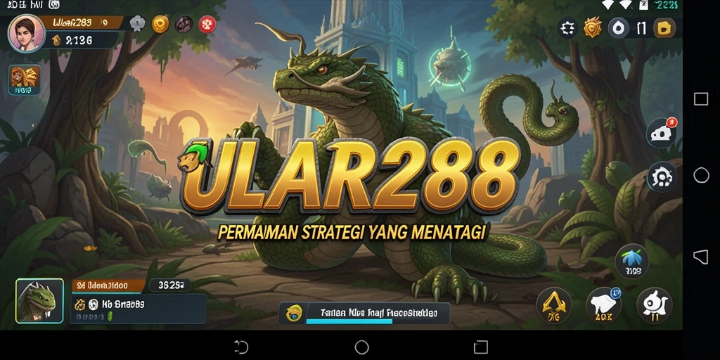 Tampilan gameplay <strong>ULAR288</strong> yang menegangkan dan strategis.