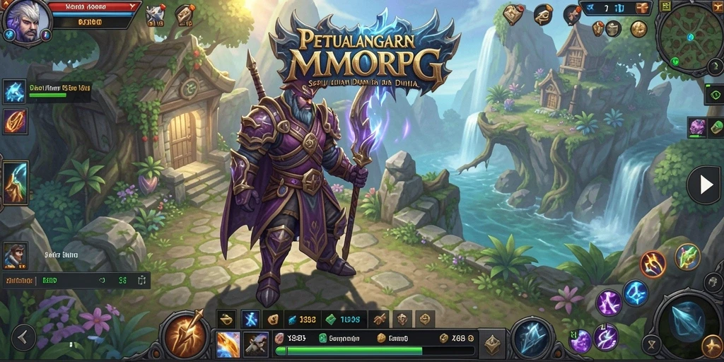 Screenshot X88 menampilkan aksi seru dalam gameplay MMORPG.